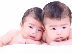 Twin Baby Transparent
