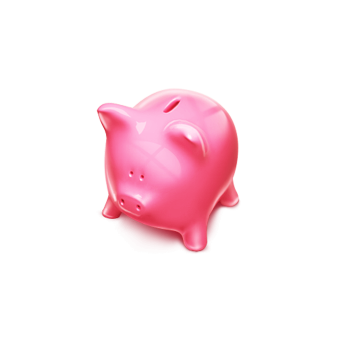 Vector Piggy Bank PNG I -download ang imahe