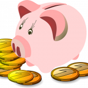 Vector Piggy Bank PNG Free Download