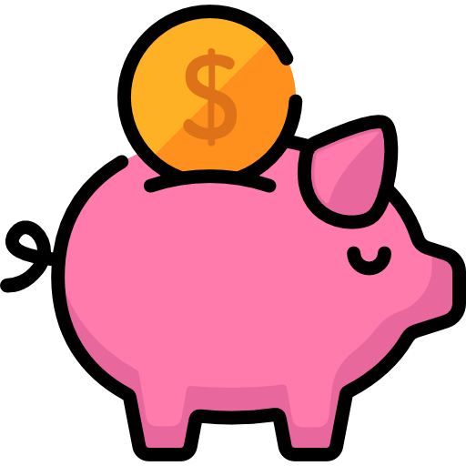 Vector Piggy Bank PNG Free Image