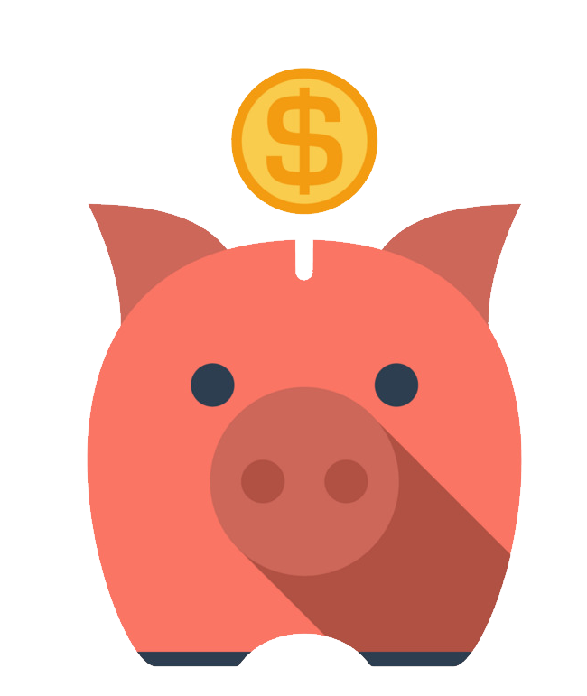Vector Piggy Bank PNG Photo