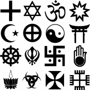 Simbolo religioso vettoriale