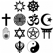 Simbol religius vektor gambar png