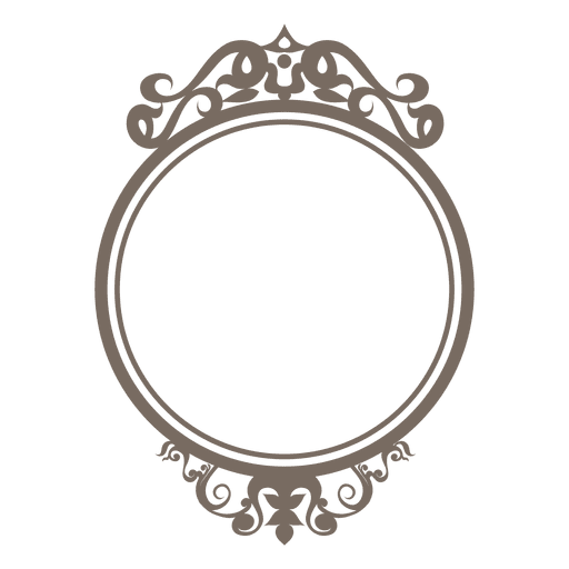 Vector Round Frame PNG Photo