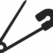 Vector Safety Pin PNG Free Image