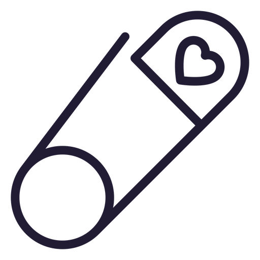 Vector Safety Pin PNG Image File