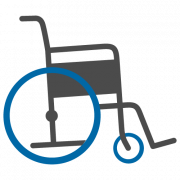 Vector rolstoel PNG -afbeelding