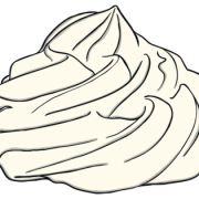 Vector Whipped Cream PNG