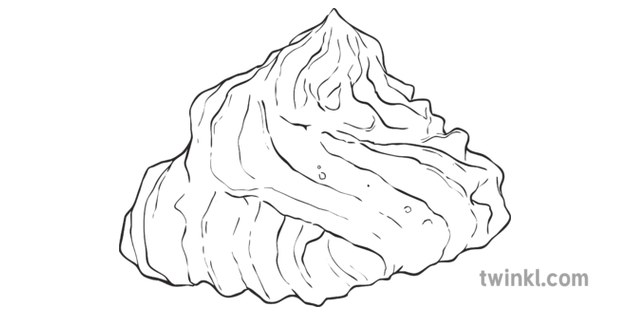 Vector Whipped Cream PNG Image