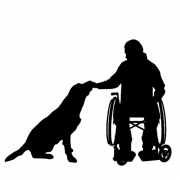 Wheelchair Silhouette PNG Clipart