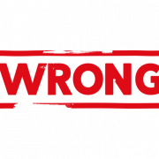 Wrong Logo PNG