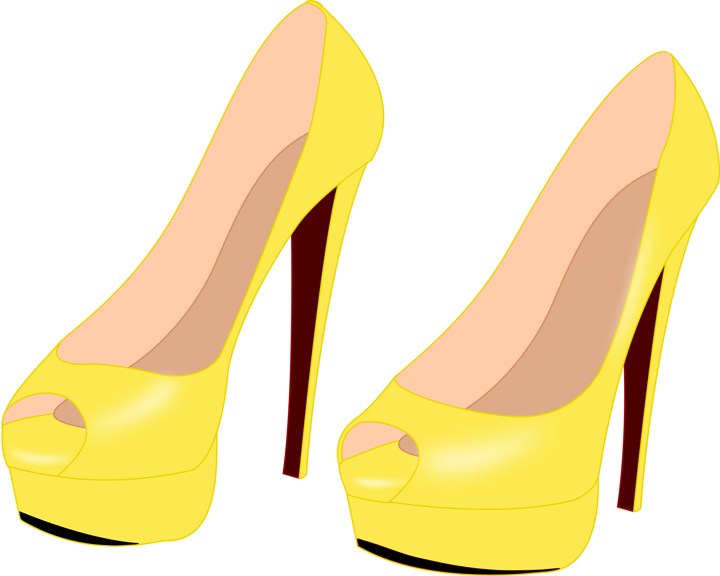 Yellow Heel PNG Image
