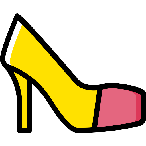 Yellow Heel Transparent