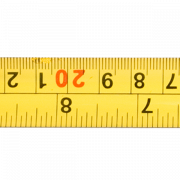 Yellow Measuring Tape PNG Clipart
