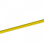 Yellow Measuring Tape PNG File