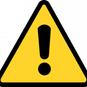 Imagen de PNG de advertencia amarilla