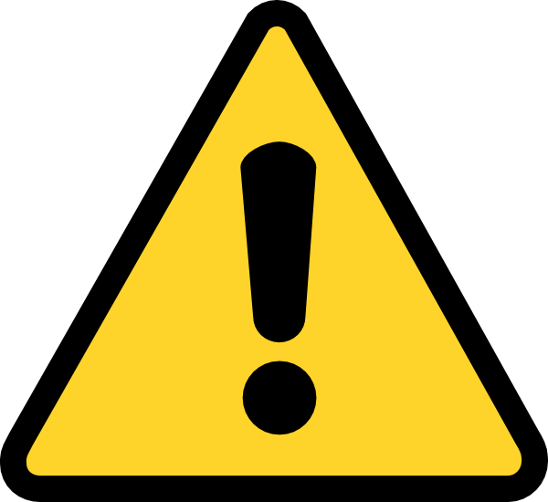 Yellow Warning PNG Image