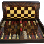 Juego de cartas de backgammon PNG recorte