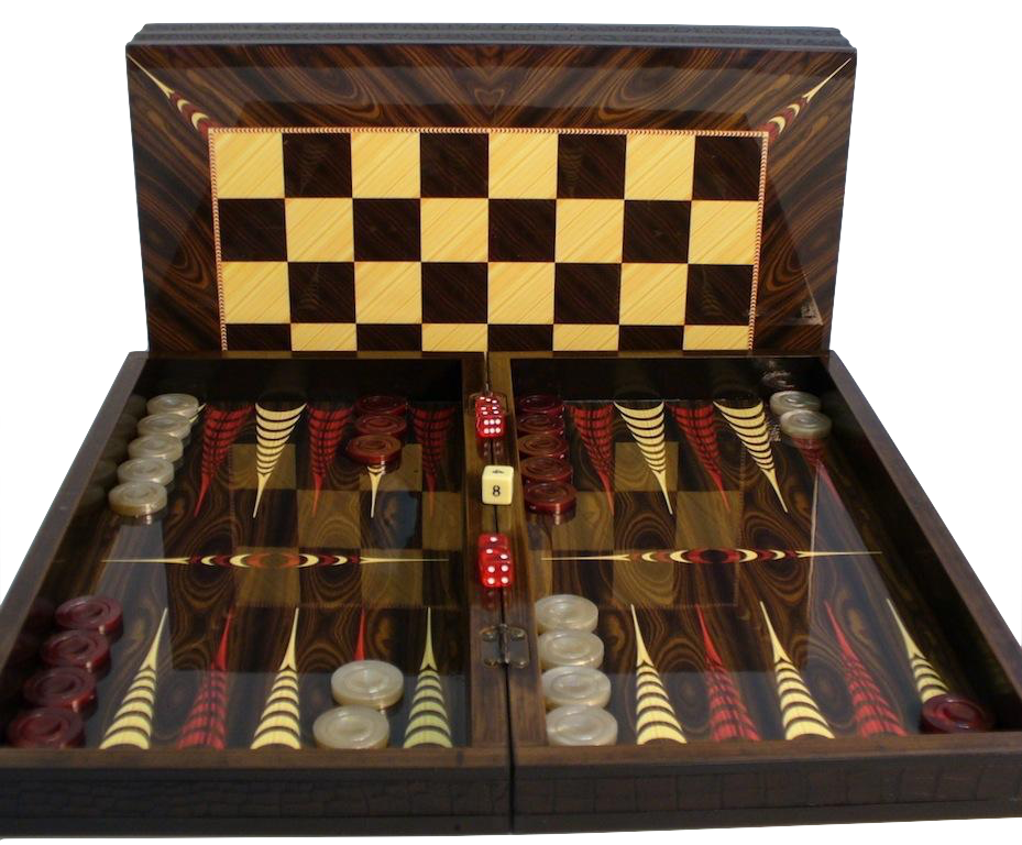 Backgammon Card Game PNG Cutout