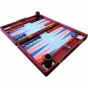 Juego de tarjetas de backgammon PNG Imagen gratis
