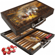 Backgammon -kaartspel PNG -afbeelding