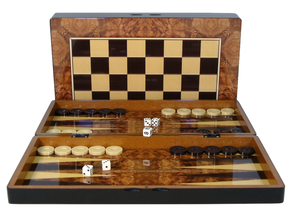 Backgammon Card Game PNG Photo