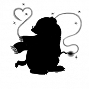 Badger Silhouette Png Immagine