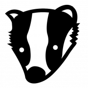 Badger Vector Background PNG