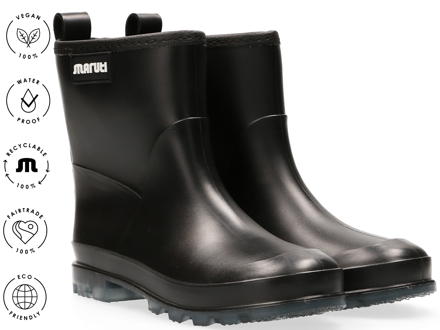 Black Rain Boots PNG File