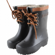 Black Rain Boots PNG High Quality Image