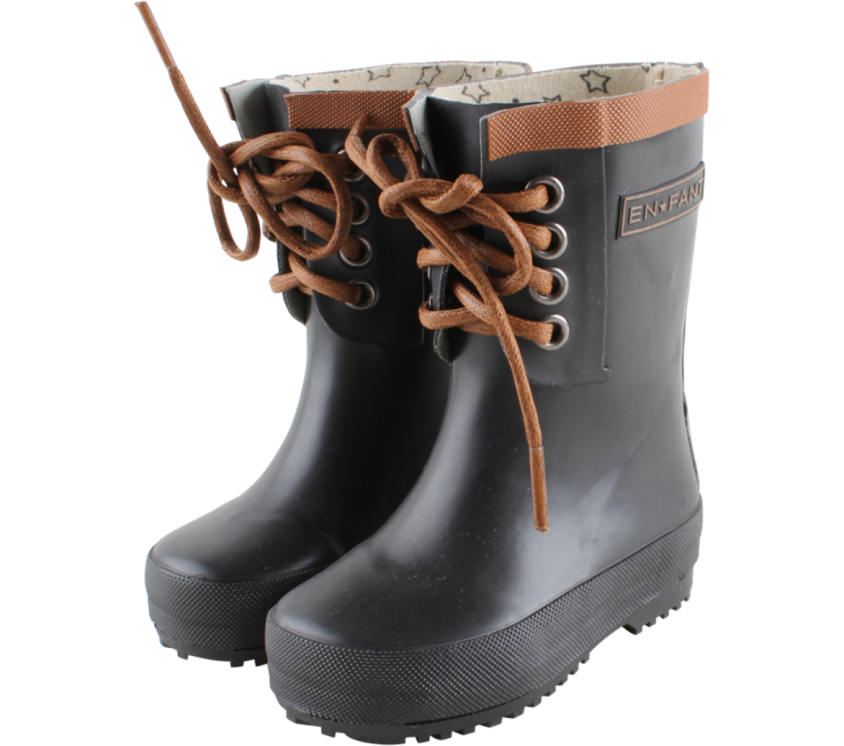Black Rain Boots PNG High Quality Image