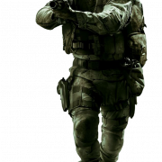 Call of Duty Modern Warfare Soldier PNG Download gratuito