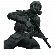 Call of Duty Modern Warfare Soldier PNG صورة مجانية