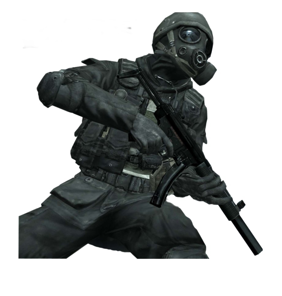 Call of Duty Modern Warfare Soldier PNG Free Image