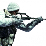 Call of Duty Modern Warfare Soldier PNG صورة