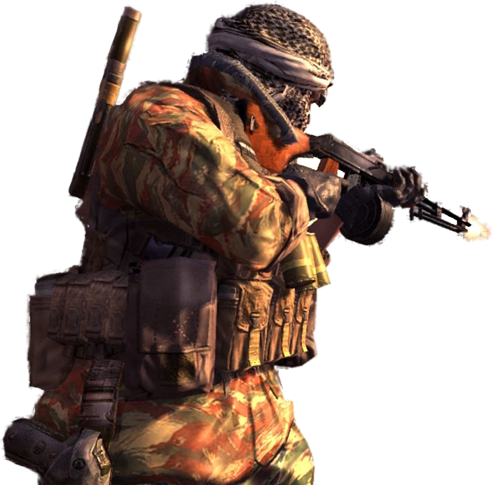 Call of Duty Modern Warfare Soldier Transparent