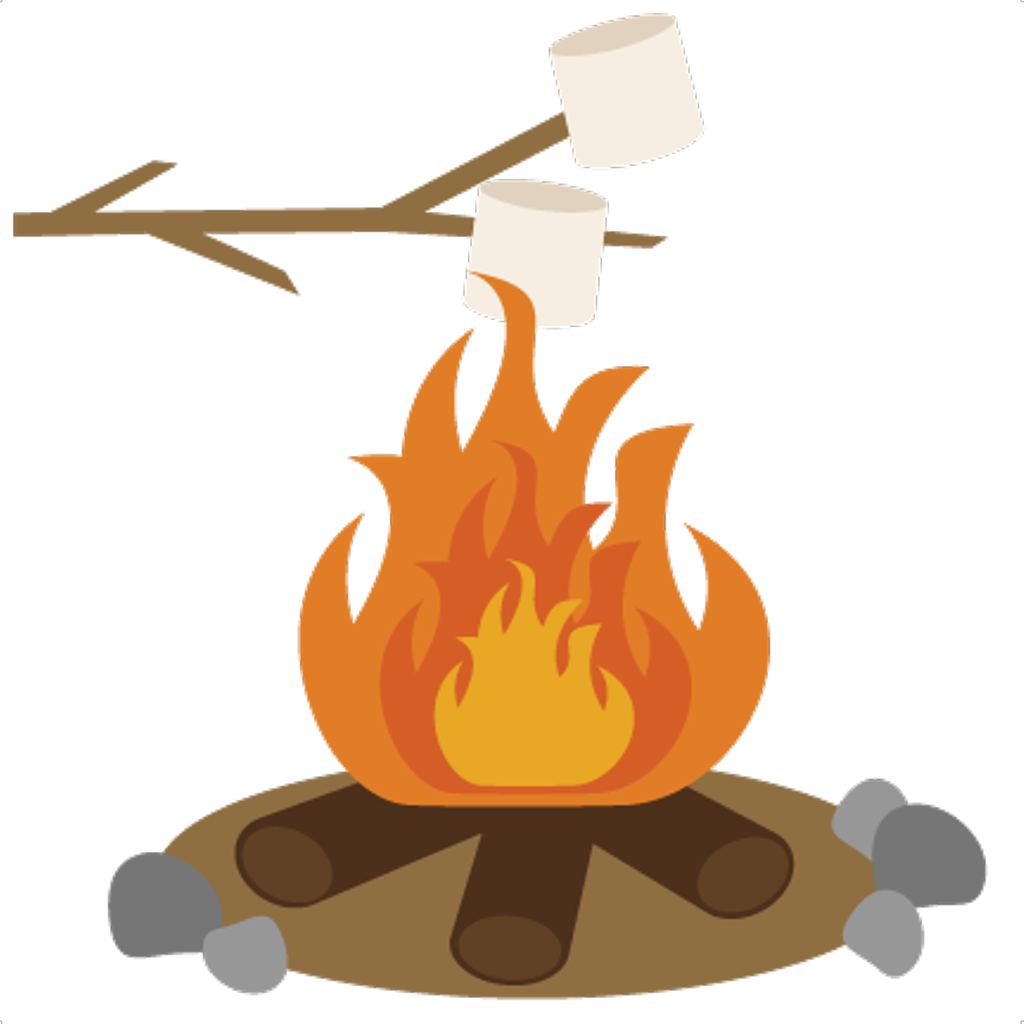 Campfire Vector PNG -bestand