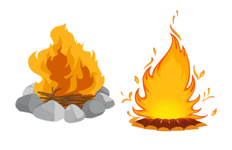 Campfire Vector PNG Free Image