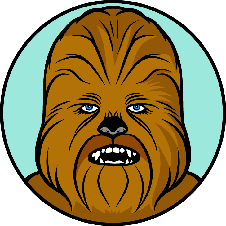 Chewbacca Face PNG Image