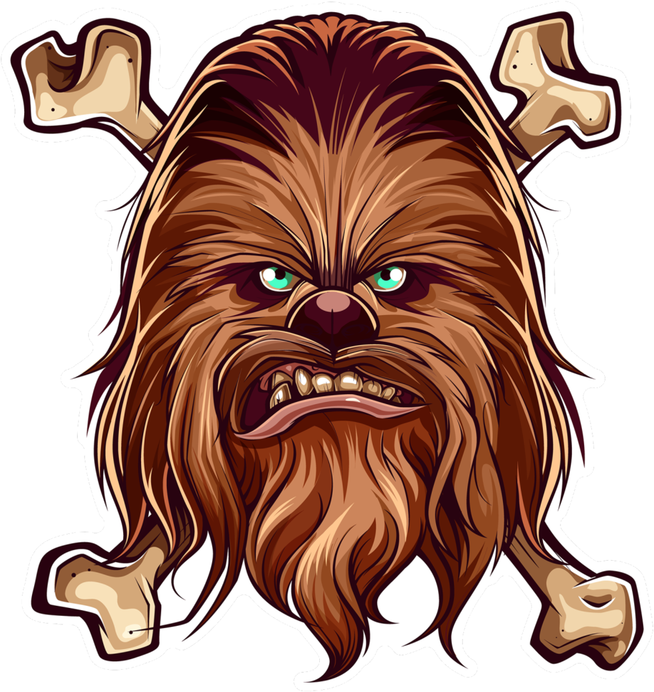 Chewbacca Vector PNG Picture