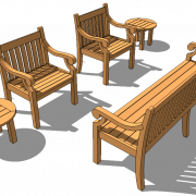Classy Garden Furniture PNG Image HD
