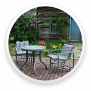Classy Garden Furniture PNG Picture