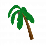 Coconut Tree Vector PNG File تحميل مجاني