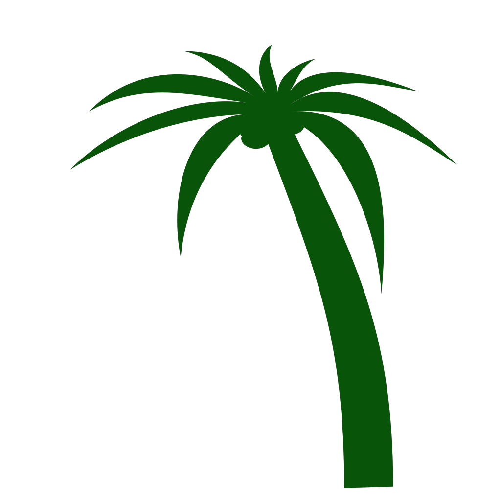 Coconut Tree Vector PNG Photo