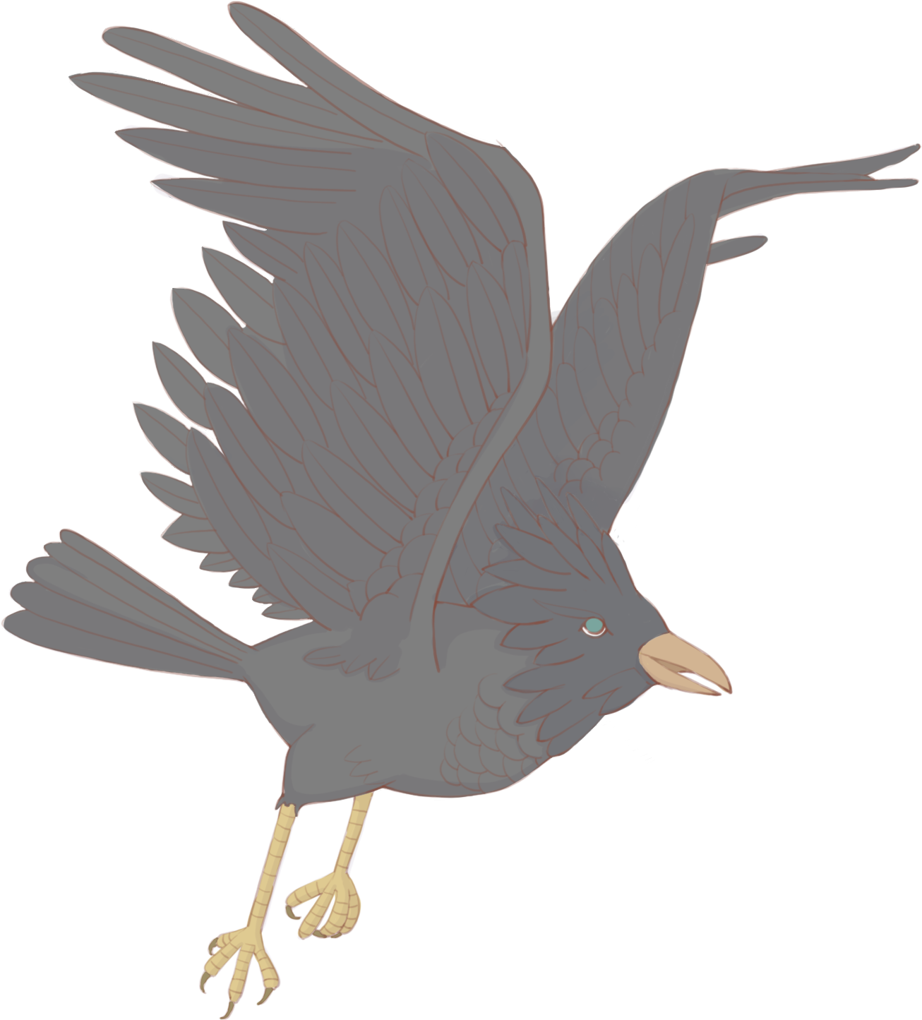 Common Blackbird PNG1
