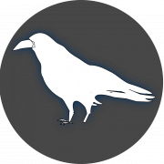 Common Raven Bird PNG Image File
