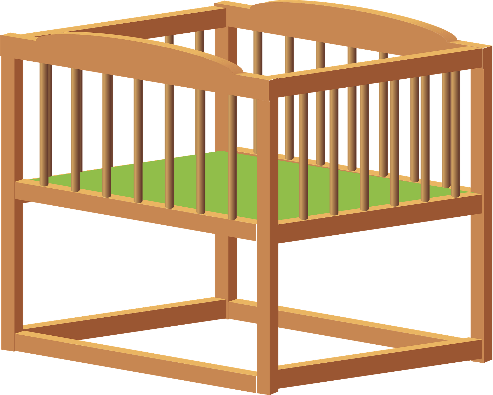 Cradle Bed Vector PNG Images