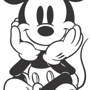 Cute Mickey Mouse PNG Image