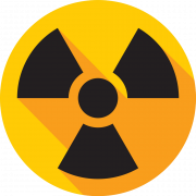 Danger Warning Circle Yellow Sign Radiation PNG Image
