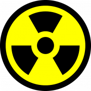Danger Warning Circle Yellow Sign Radiation PNG Photo